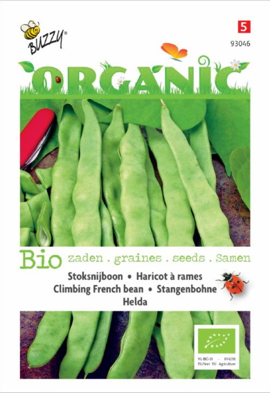 Stangenbohne Helda BIO (Phaseolus) 30 Samen